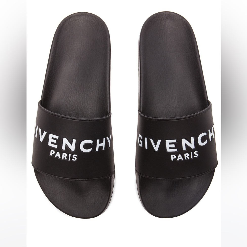 Givenchy Black Logo Sandals